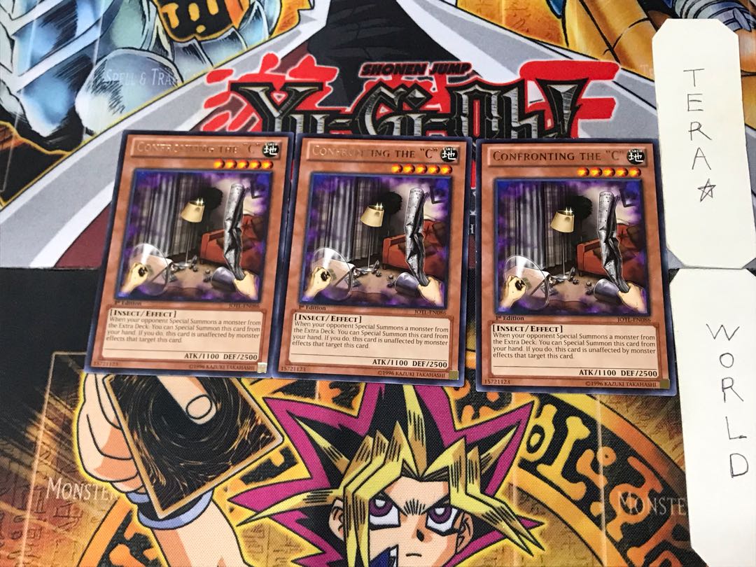 English Confronting the "C" 1 rare, set of 3 Tera.