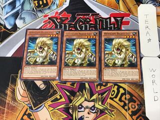 English Heraldic Beast Leo 2 rare, set of 3 Tera.