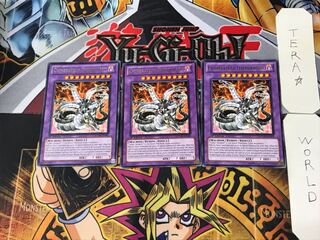 English Chimeratech Overdragon 3 rare, set of 3 Tera.