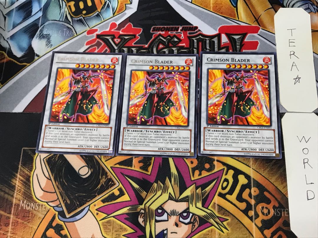 English Crimson Blader 6 rare, set of 3 Tera.