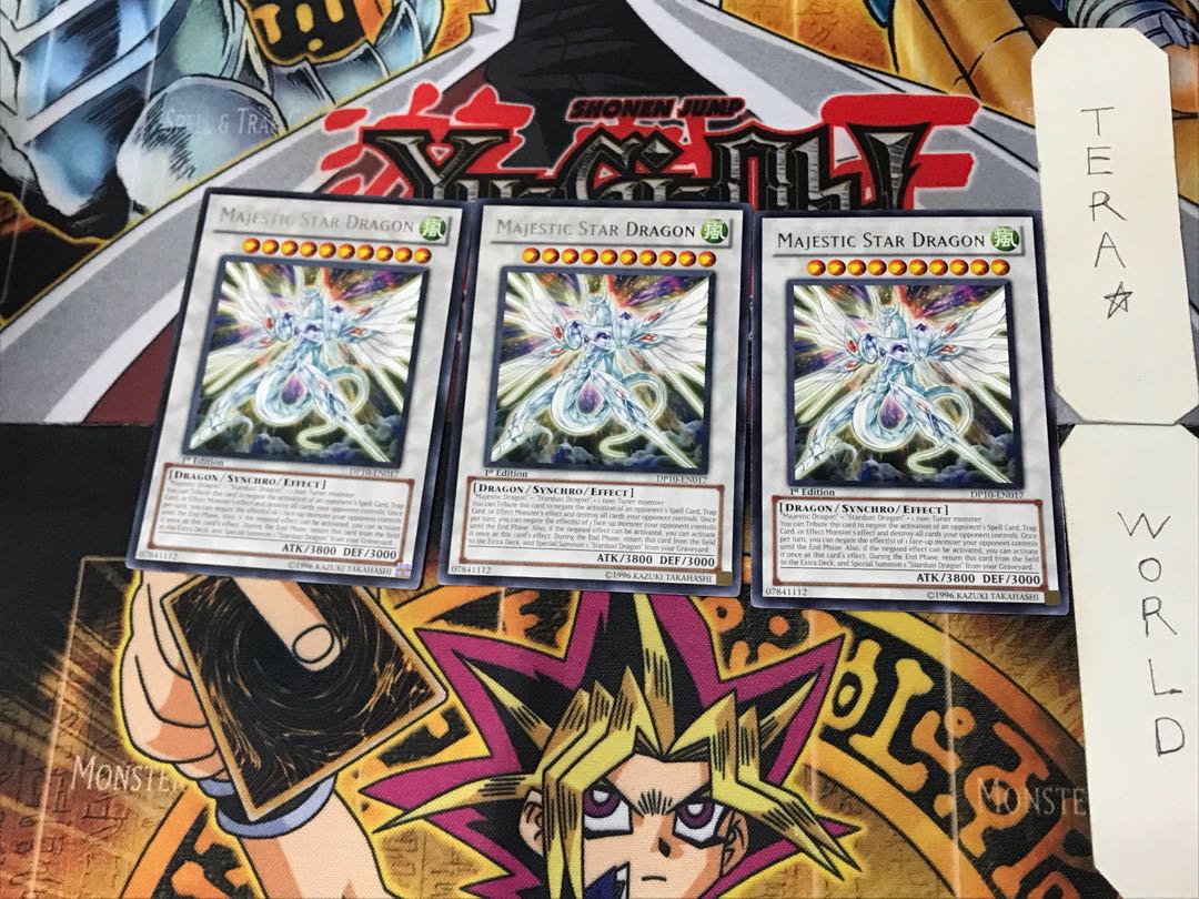 English Majestic Star Dragon 1 rare, set of 3 Tera.