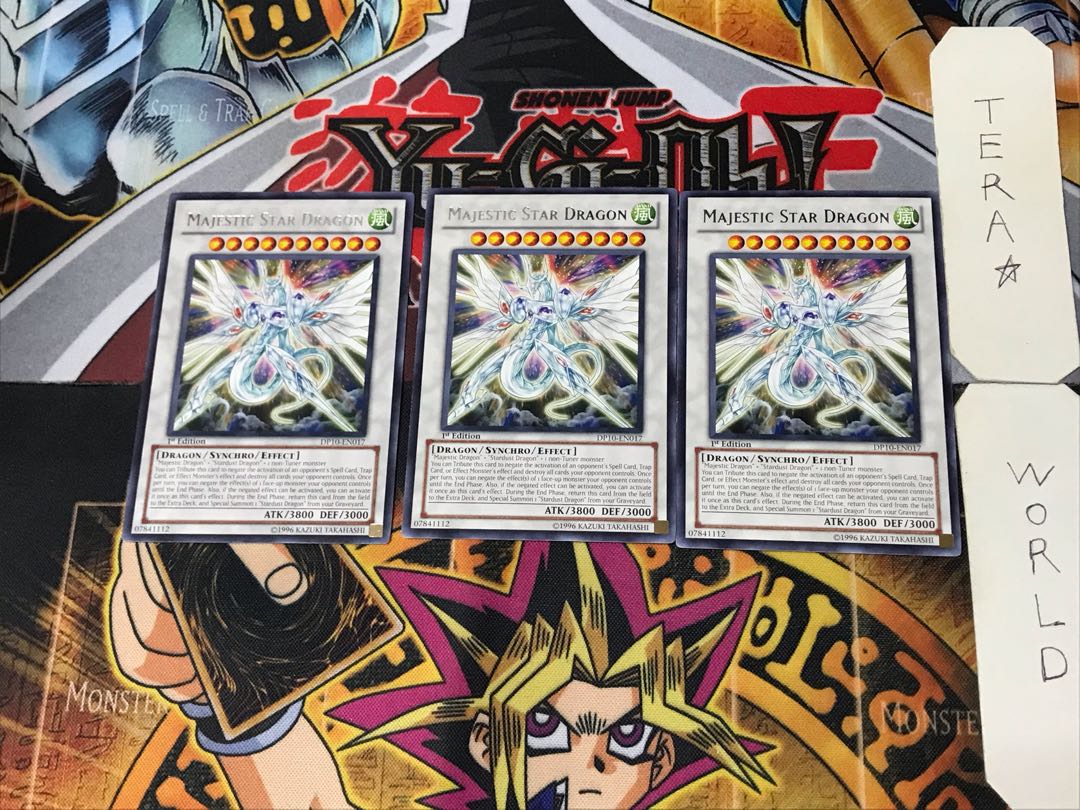 English Majestic Star Dragon 2 rare, set of 3 Tera.