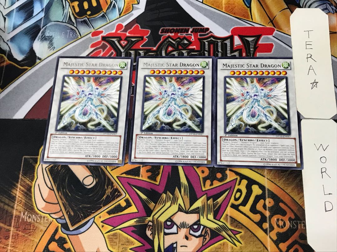 English Majestic Star Dragon 3 rare, set of 3 Tera.
