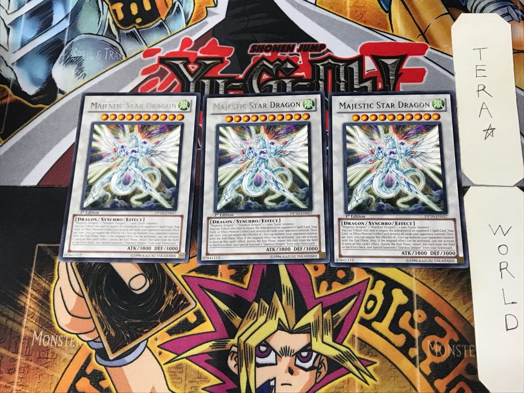 English Majestic Star Dragon 5 rare, set of 3 Tera.