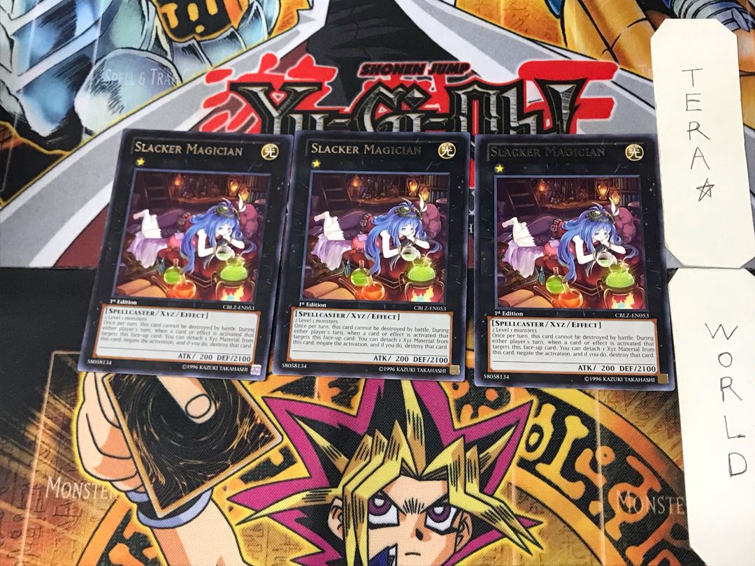 English Slacker Magician 5 rare, set of 3 Tera.