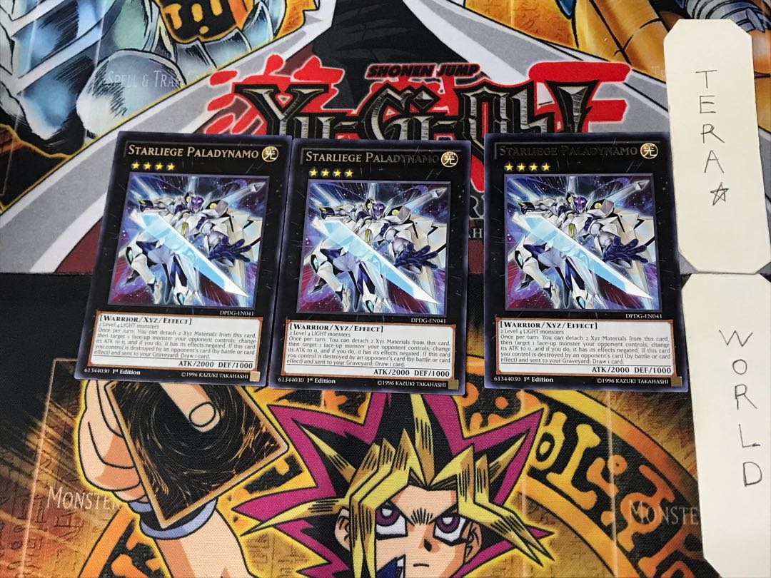 English Starliege Lord Galaxion 1 rare, set of 3 Tera.