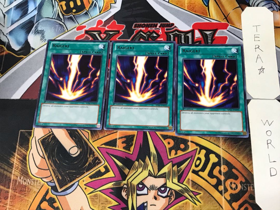 英語版 サンダー・ボルト 3 黒レア 3枚セット てら