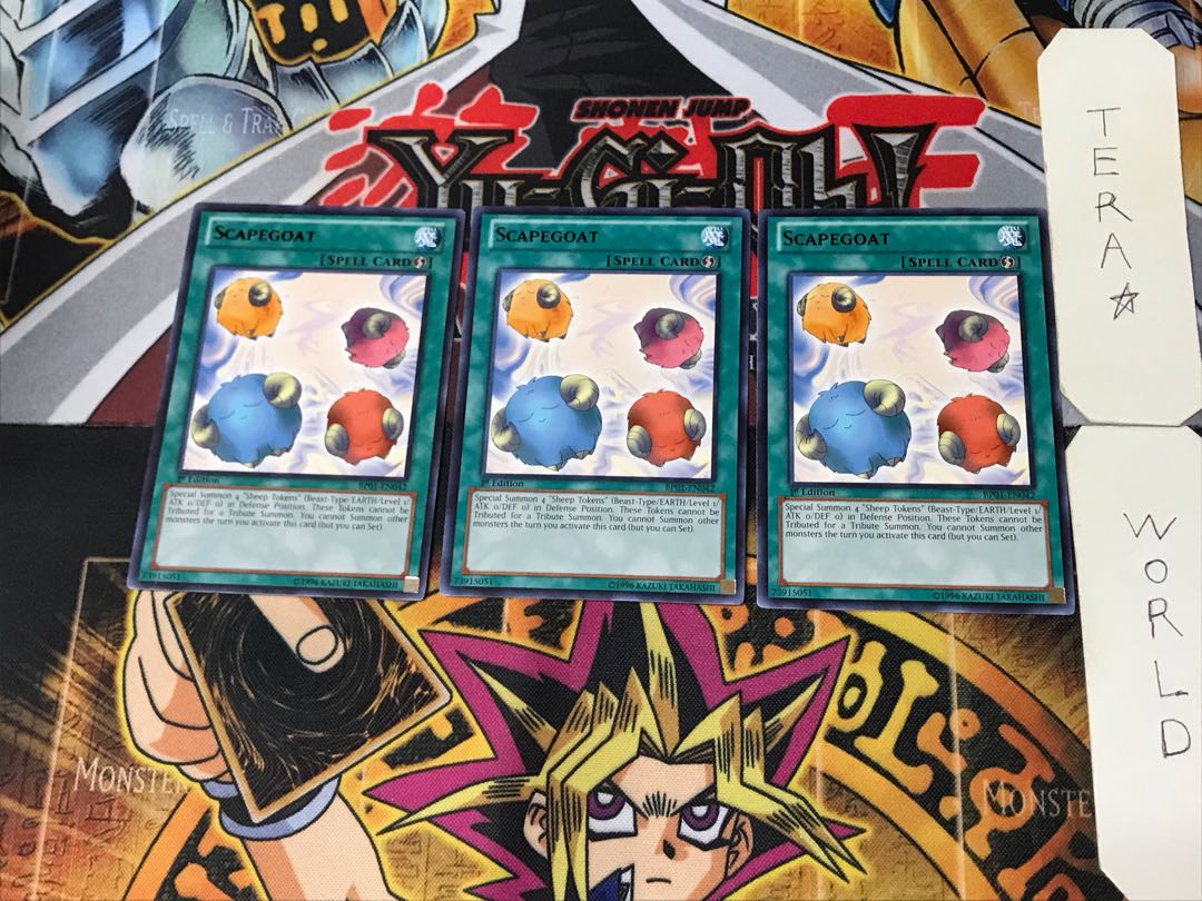 English Scapegoat 2 black rare, set of 3 Tera.