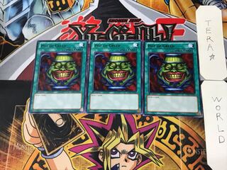 英語版 強欲な壺 4 黒レア 3枚セット てら