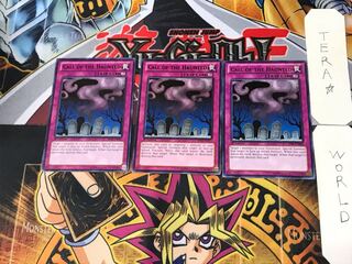 English Call of the Haunted 4 black rare, set of 3 Tera.