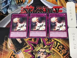 English Divine Retribution 4 black rare, set of 3 Tera.