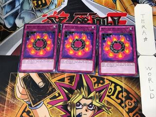 English Ring of Destruction 1 black rare, set of 3 Tera.