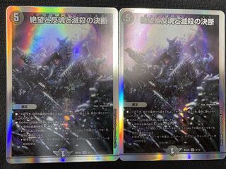 [Winter Sale](Sets for Sale/Play) Despair, Anti-Souls and Annihilate Decision 2-Card Set BD20 SR 4/12 ④