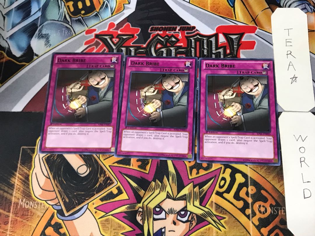 English Dark Bribe 4 black rare, set of 3 Tera.