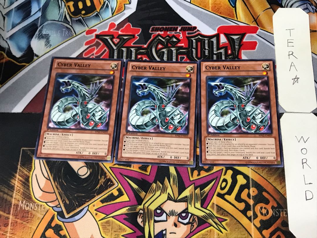 英語版 サイバー・ヴァリー 2 黒レア 3枚セット てら