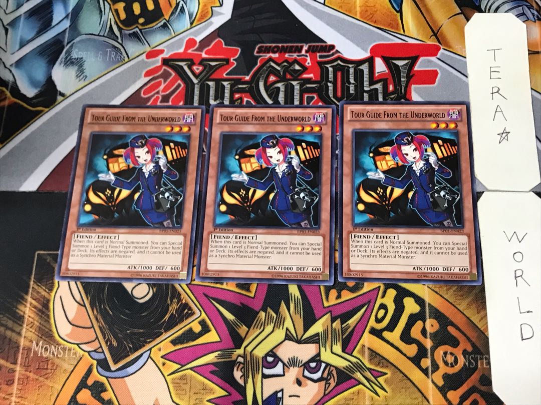 English Tour Guide From the Underworld 3 Black Rare Set of 3 Tera