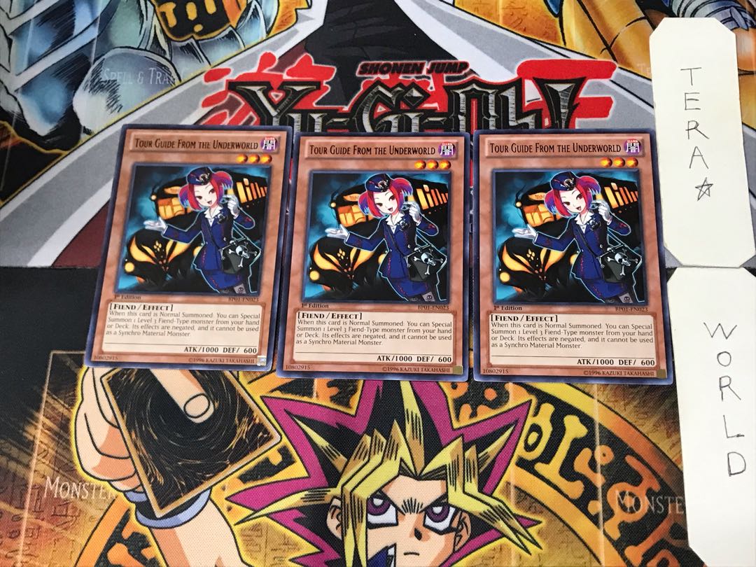 English Tour Guide From the Underworld 4 Black Rare Set of 3 Tera