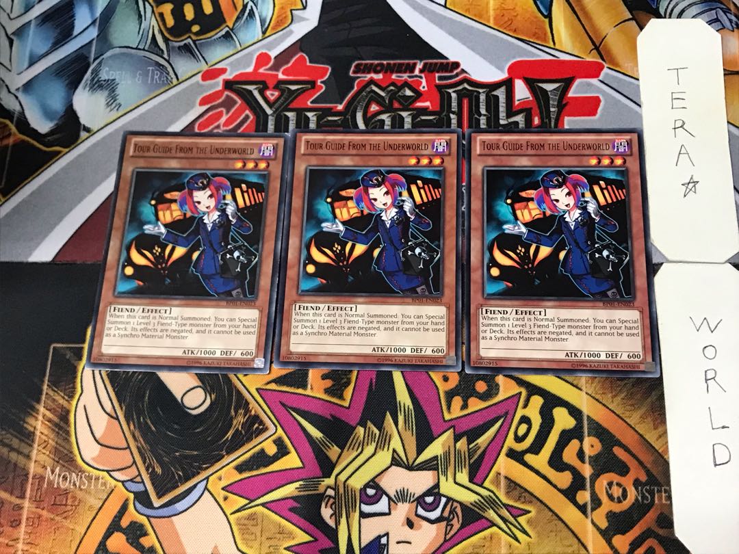 English Tour Guide From the Underworld 5 Black Rare Set of 3 Tera