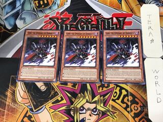 英語版 冥符の使者ゴーズ 3 黒レア 3枚セット てら