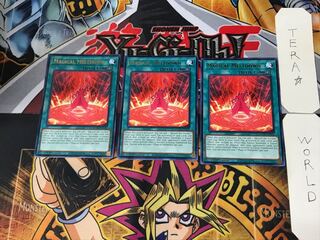 English Magical Meltdown 1 Gold Rare, set of 3 Tera.