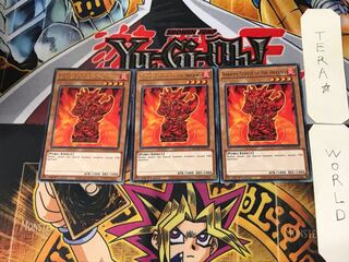 English Barrier Statue of the Inferno 1 gold rare, set of 3 Tera.