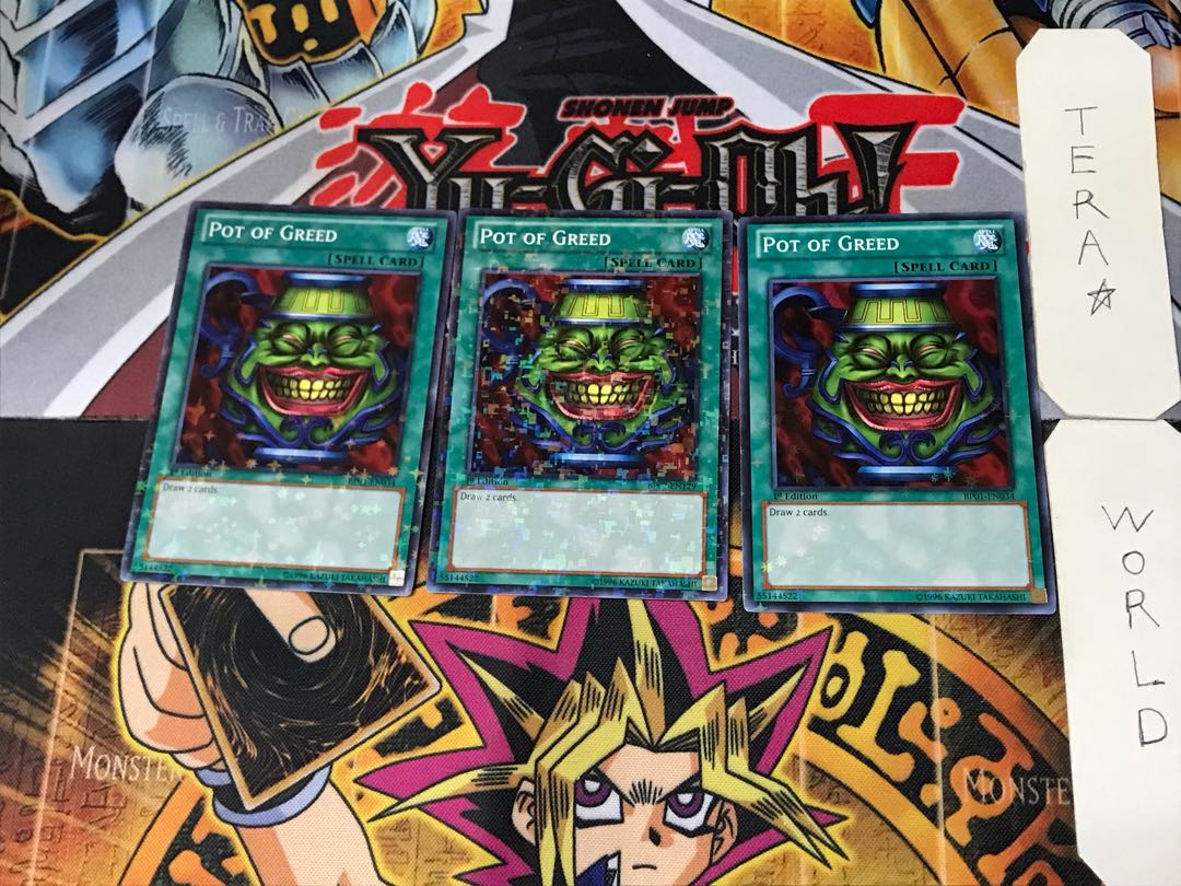 English Pot of Greed 2 Normal Parallel Set of 3 Tera.