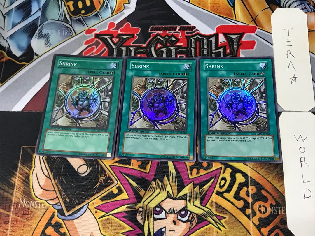 English Shrink 1 Super 3-card set Tera