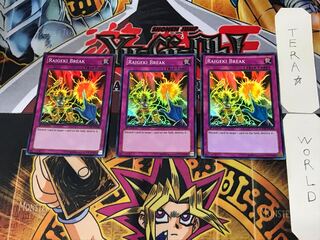 English Raigeki Break 1 Super 3-card set Tera