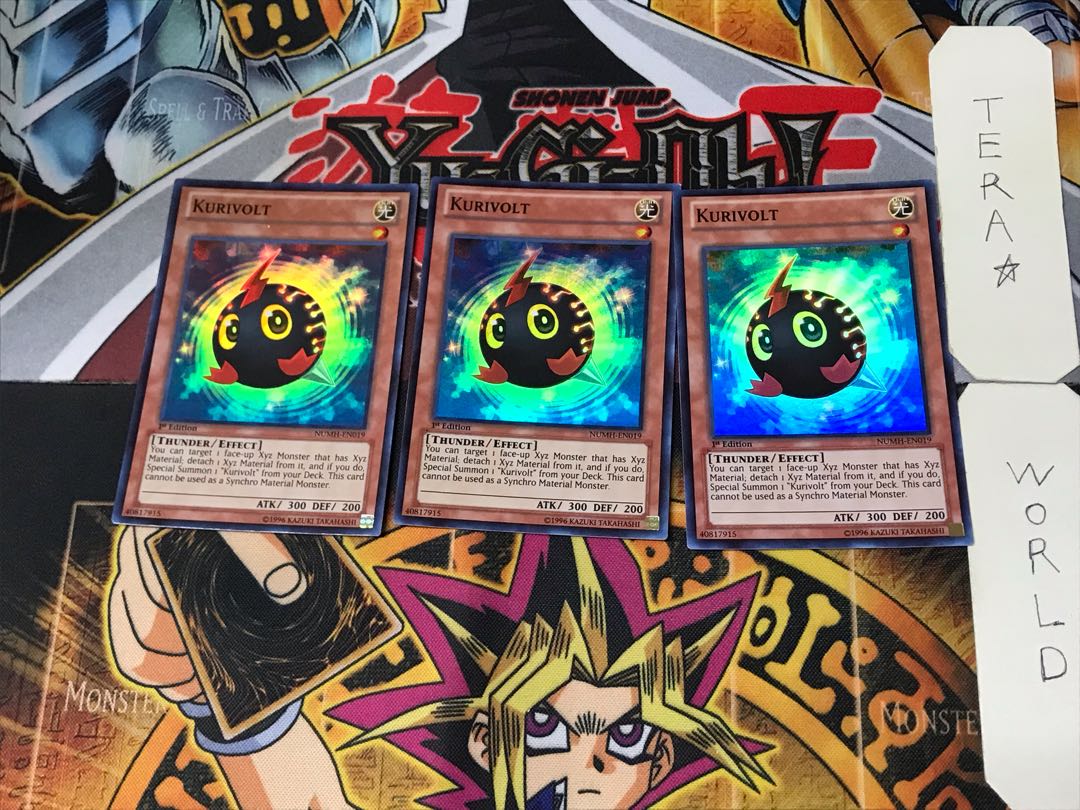 English Kurivolt 1 Super 3-card set Tera