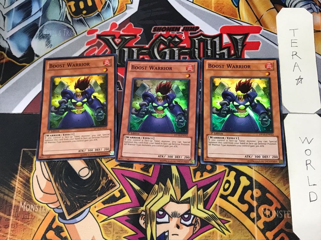 English Boost Warrior 1 Super 3-card set Tera