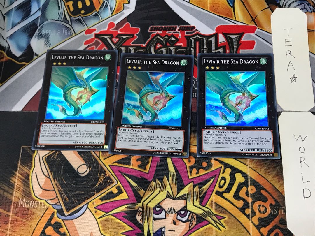 English Leviair the Sea Dragon 1 Super 3-card set Tera