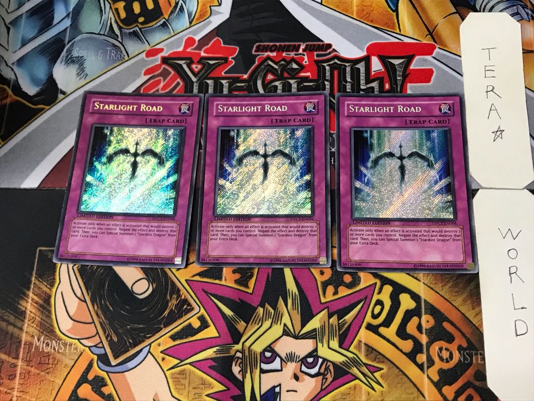 English Starlight Road 1 Secret 3-card set Tera