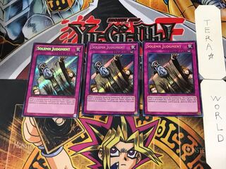 English Solemn Judgment 1 Secret 3-card set Tera