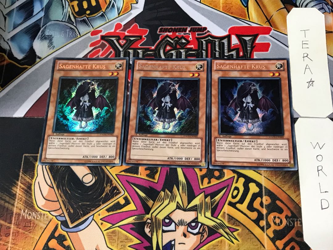 英語版 魔轟神クルス 1 シークレット 3枚セット てら