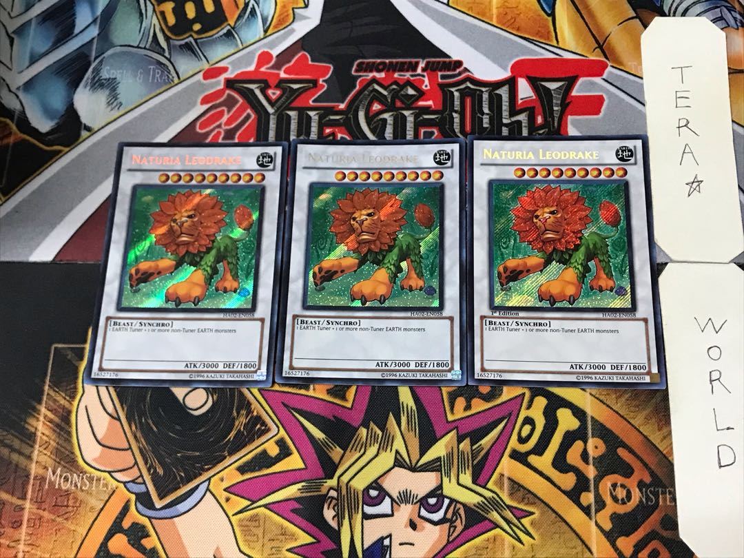 英語版 ナチュル・ガオドレイク 1 シークレット 3枚セット てら