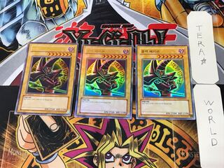 Korean version Dark Magician PP01 3 Ultra 3-card set Tera