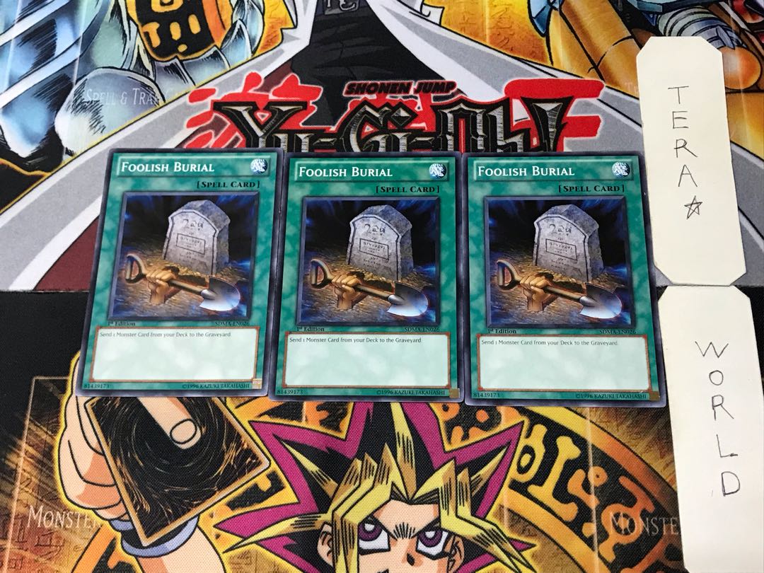 English Foolish Burial SDMA 1 Normal 3-card set Tera