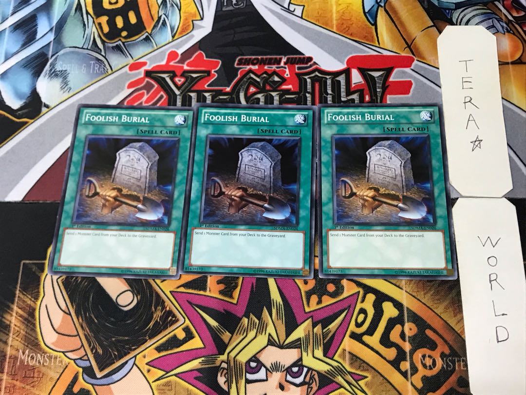 English Foolish Burial SDMA 3 Normal 3-card set Tera