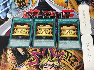 English Gold Sarcophagus LCYW 1 Normal Set of 3 Tera