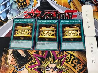 English Gold Sarcophagus LCYW 2 Normal Set of 3 Tera