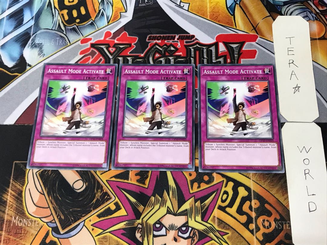 English Assault Mode Activate OP10 1 Normal Set of 3 Tera.