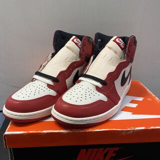 Nike Air Jordan 1 High OG "Disappear&Found/Chicago" Varsity Red/Black/Sail/Muslin DZ5485-612 27.5cm