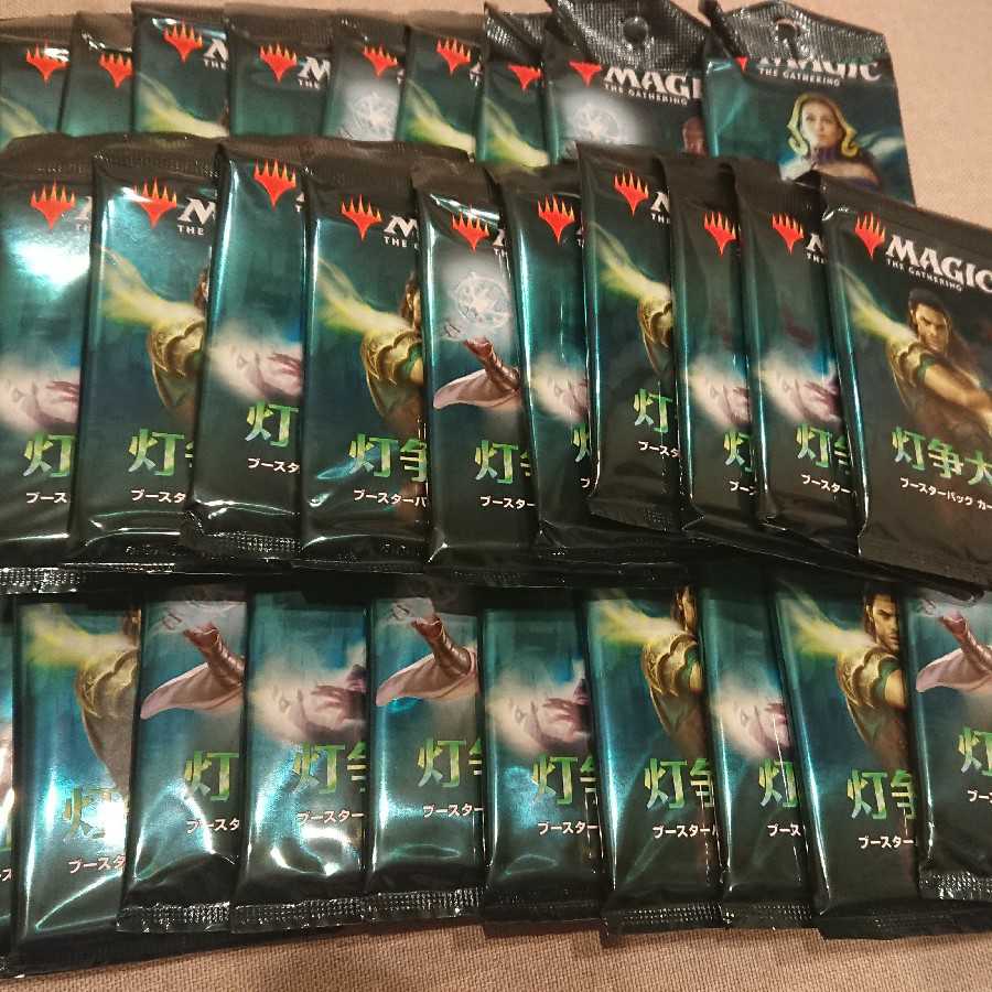 未開封 MTG 灯争大戦 日本語 ブースターパック 30+3パック