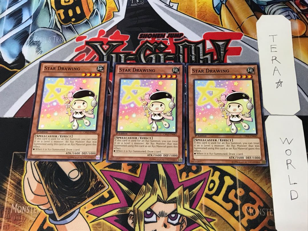 English Star Drawing CBLZ 3 Normal 3-card set Tera