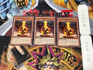 English Fire Conqueror Dragon - Burner LTGY 2 Normal Set of 3 Tera