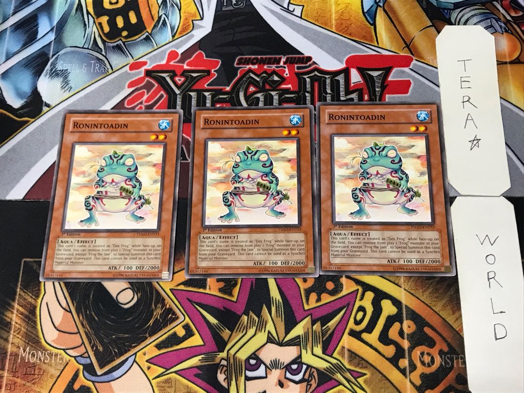 English Ronintoadin TSHD 1 Normal 3-card set Tera