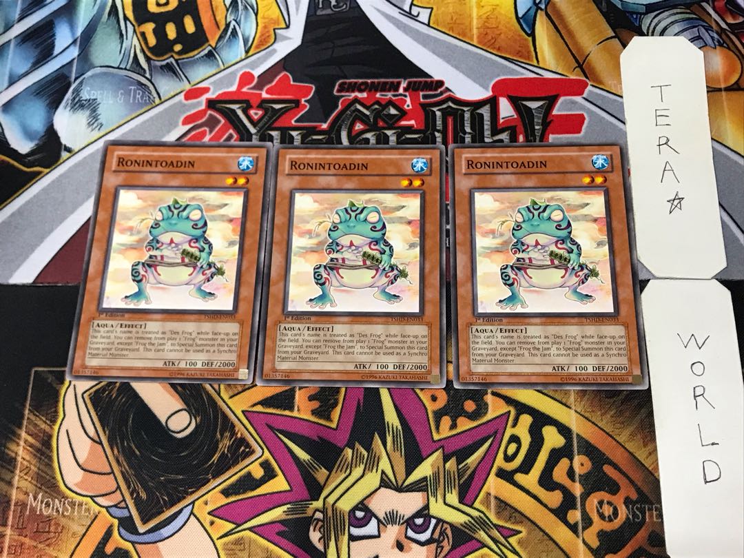 English Ronintoadin TSHD 2 Normal, set of 3 Tera.