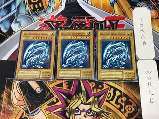 English Blue-Eyes White Dragon KA05 3 Normal Set of 3 Tera