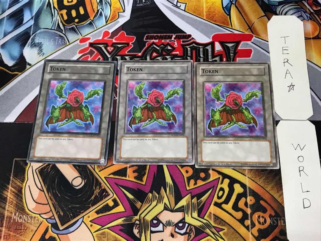 English Token TKN3-EN004 1 Normal, set of 3 Tera.