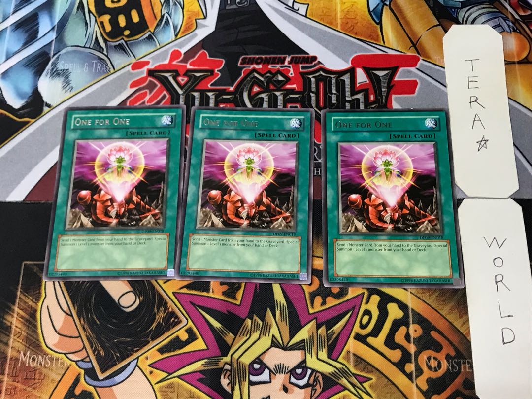 English One for One DP09 3 Rare 3-card set Tera